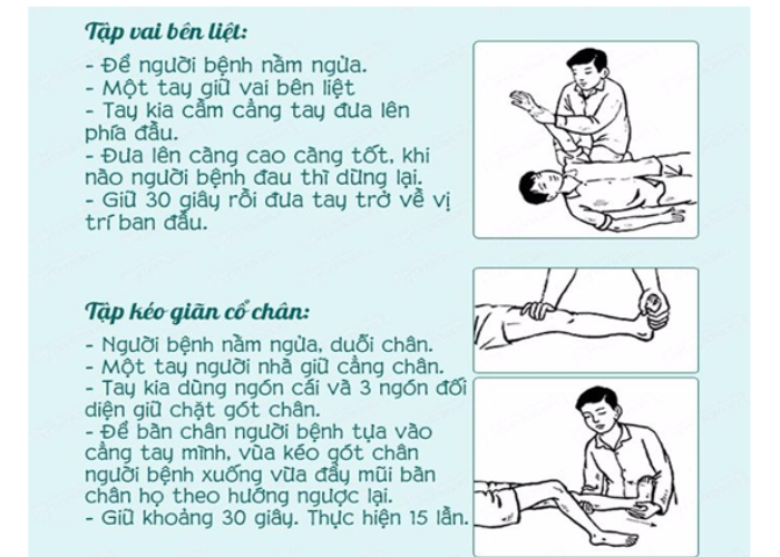 Bài tập phục hồi sau tai biến mạch máu não