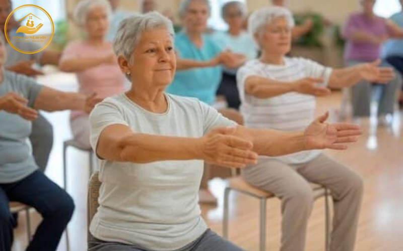 Bài tập thăng bằng phòng chống té ngã cho người già